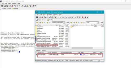 Cài đặt Backup Agent