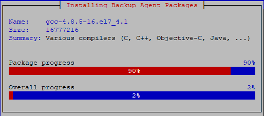 Cài đặt Backup Agent