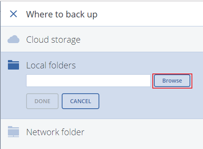 Thiết lập chế độ Backup