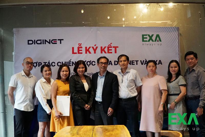 LỄ KÝ KẾT HỢP TÁC CHIẾN LƯỢC GIỮA EXA VÀ DIGINET