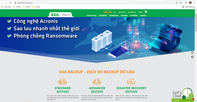 Hướng dẫn đăng ký sử dụng thử miễn phí dịch vụ EXA Backup 