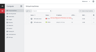 Hướng dẫn khởi tạo một Cloud Server từ A đến Z 